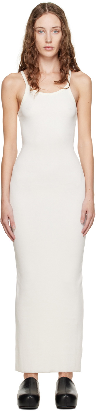 ETERNE Off White Tank Maxi Dress