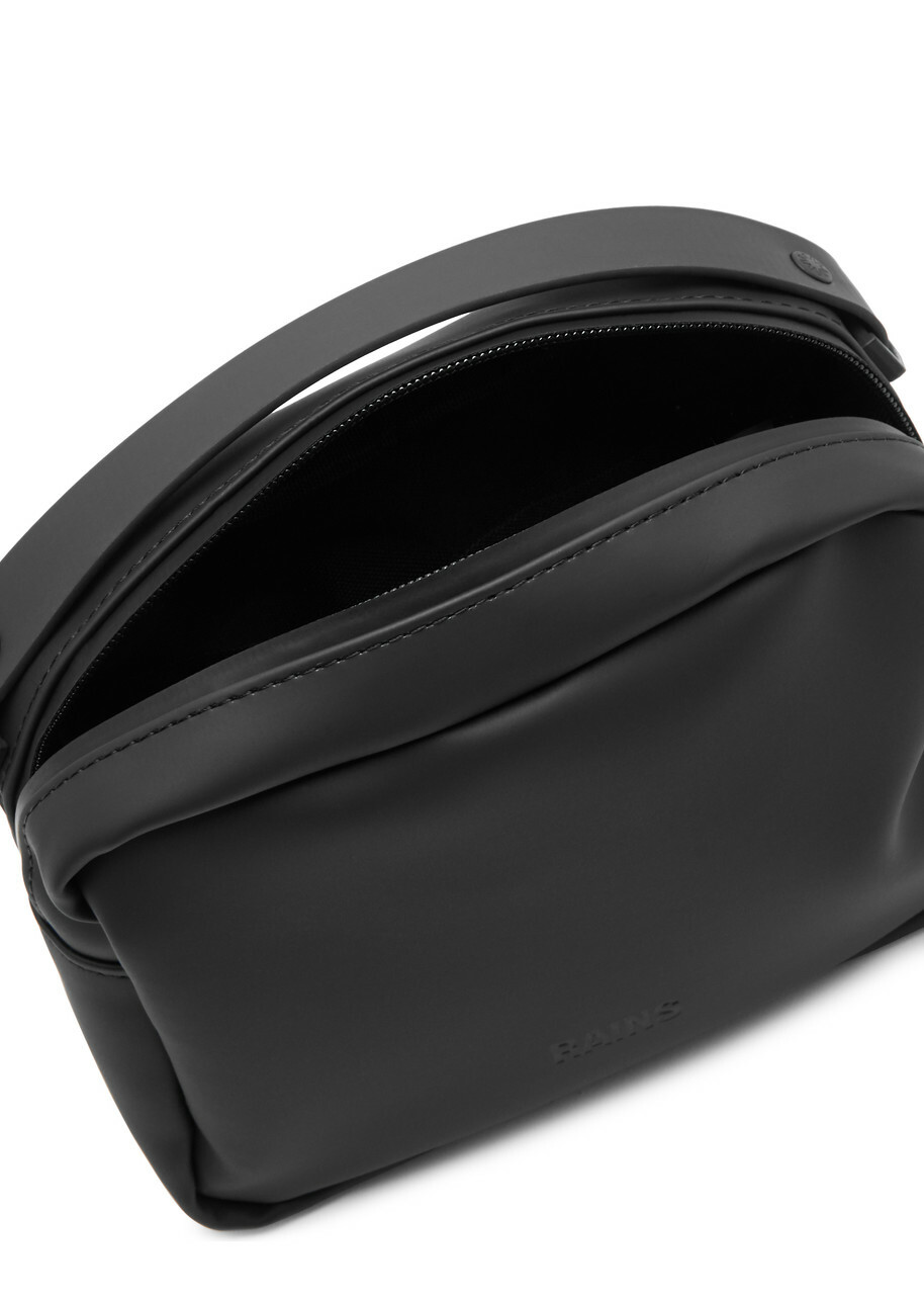 Rains Box Rubberised top Handle bag - Black - One Size