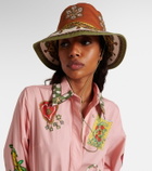 Alémais Printed cotton fedora