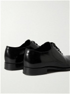 Dunhill - Glossed-Leather Oxford Shoes - Black