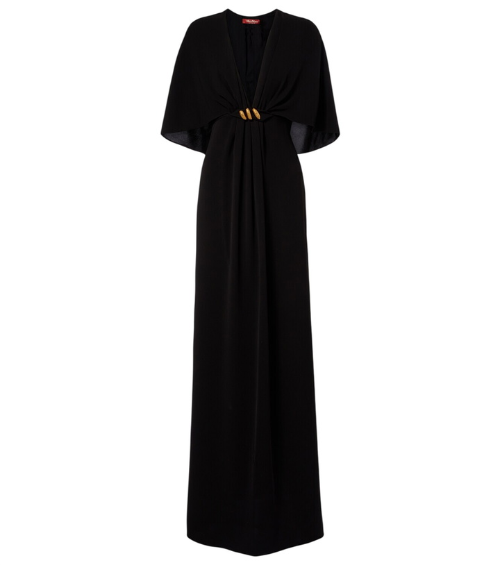 Photo: Max Mara Elegante caped cady gown