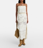 Isabel Marant Souane embroidered cotton-blend maxi dress