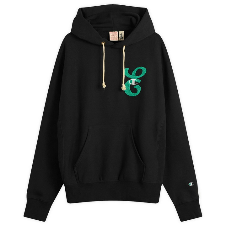 Photo: Champion for E by END. Hoodie 'Emerald' in Black