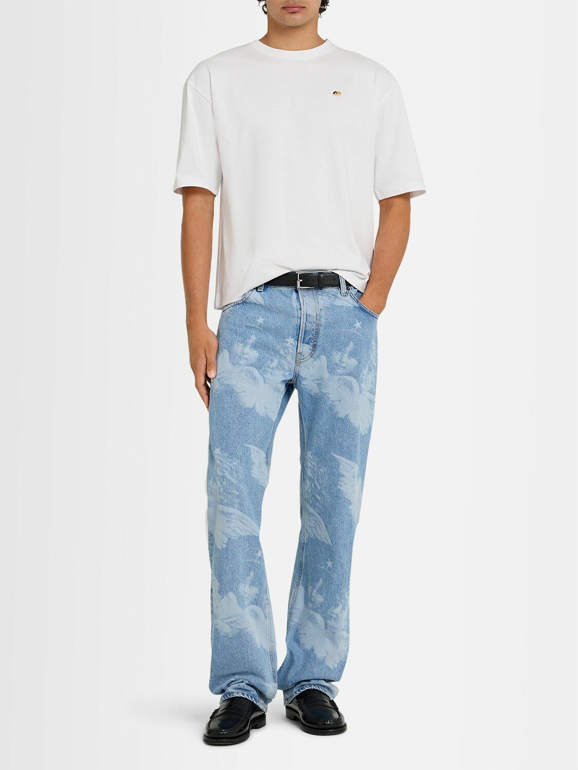 FIORUCCI Angel Print Straight Fit Jeans