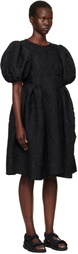 Cecilie Bahnsen Black Fonda Midi Dress
