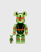 Medicom Bearbrick 100% 400% Tmnt Michelangelo Chrome Green - Mens - Toys