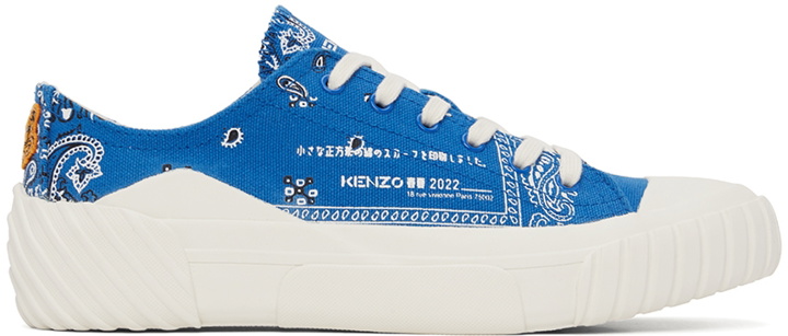 Photo: Kenzo Blue Tiger Crest Sneakers