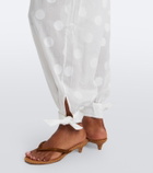 Zimmermann Solstice polka-dot cotton balloon pants
