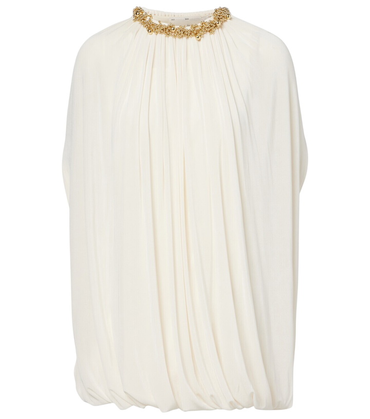 Photo: Xu Zhi Embellished draped minidress