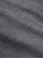 Satisfy - Logo-Appliquéd Distressed Tie-Dye Wool-Jersey Running Top - Black