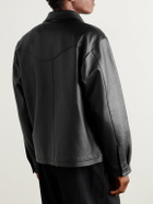 Stòffa - Wave Leather Jacket - Black