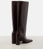 Alaïa 90 leather knee-high boots
