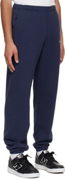 Sporty & Rich Navy Flocked Sweatpants