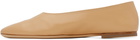 Staud Beige Alba Ballerina Flats