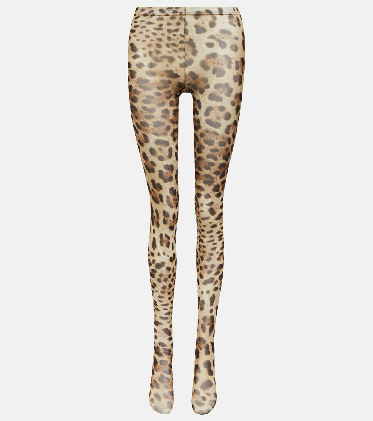 Dolceandgabbana Leopard Print Tights Dolce And Gabbana 3216