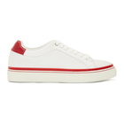 Paul Smith White and Red Basso Sneakers