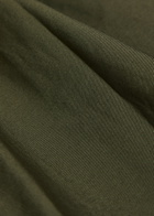 Simkhai Ovie Cotton-poplin Midi Skirt Khaki