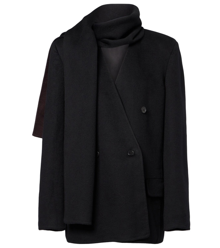 Photo: The Row Calitra scarf-detail cashmere jacket