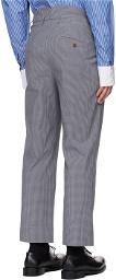 Vivienne Westwood Black & White Cruise Trousers