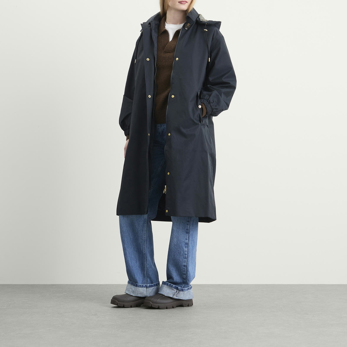 Barbour Women's Bronagh Waterproof Jacket in Dark Navy/Ancient Barbour Women's Bronagh Waterproof Jacket in Dark Navy/Ancient