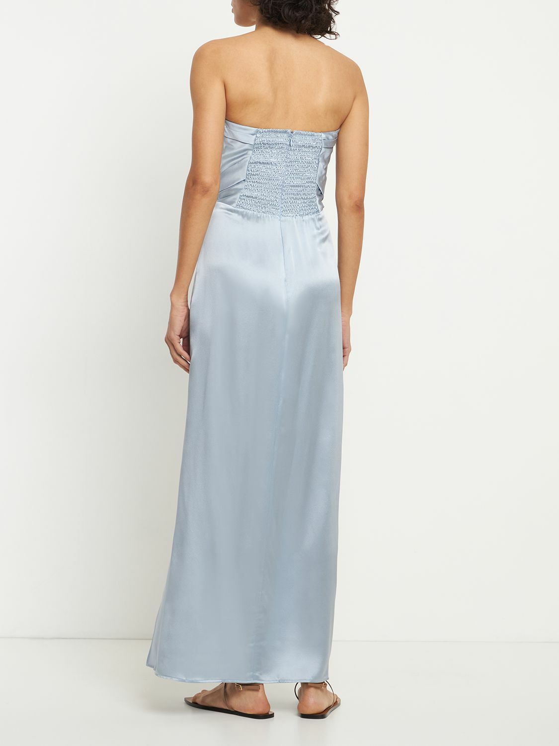 reformation blue strapless dress Amarra Dress 88934 – Alexandra's Boutique main image 0