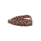 Paul Smith Multicolor Double Strap Multistripe Bracelet