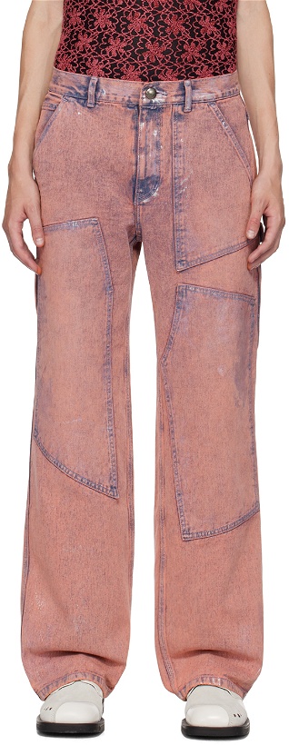 Photo: Andersson Bell Pink Coated Jeans