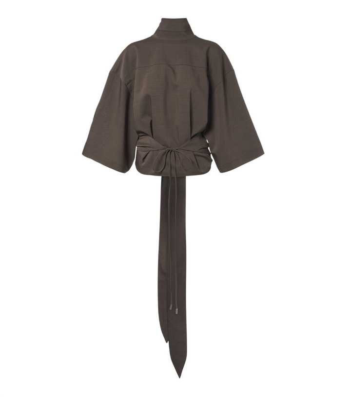 Photo: Jacquemus Havana tie-detail wool top