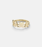 Yvonne Léon Mama 9kt gold ring with diamonds