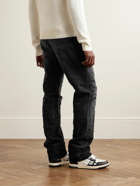 AMIRI - Shotgun Straight-Leg Distressed Jeans - Black