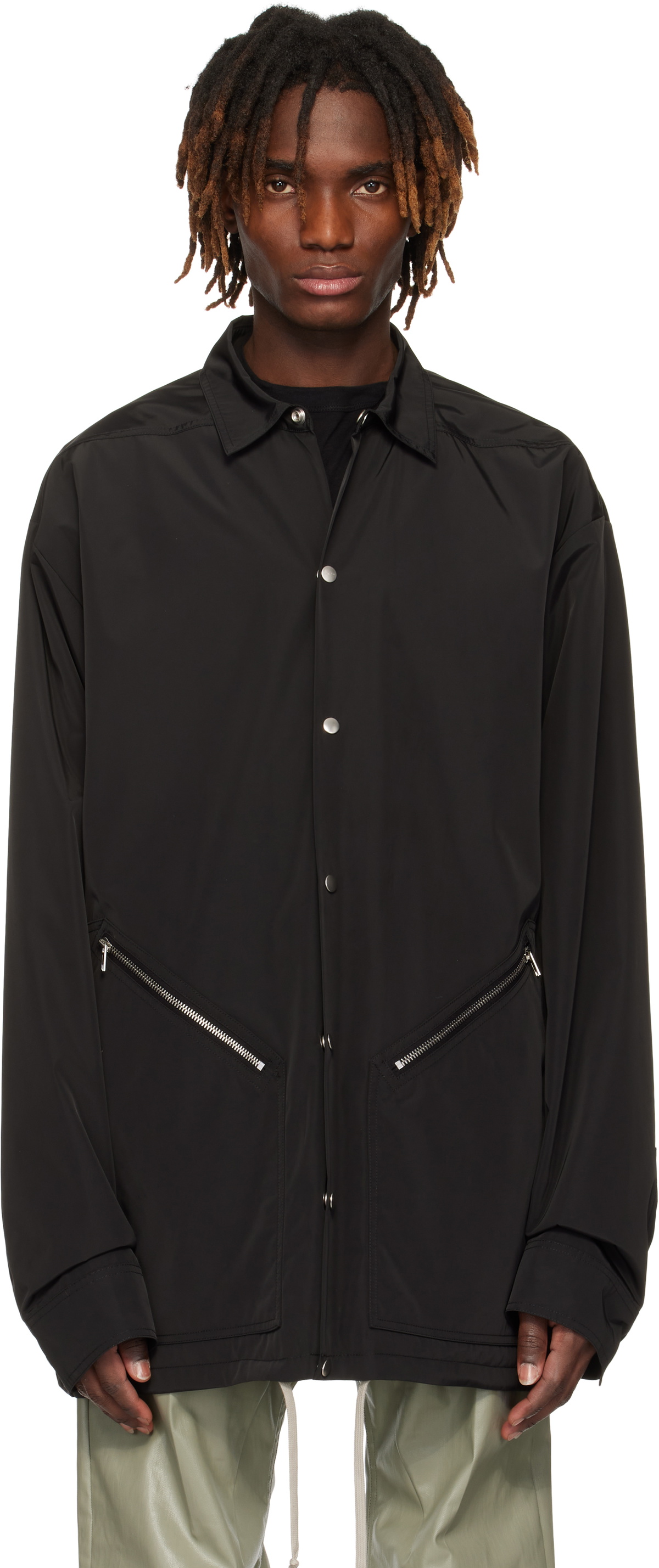 【関税&送料込】Rick Owens Hollywood Shirt Jacket Rick Owens DRKSHDW Hollywood Shirt Jacket | Neutrals | FARFETCH