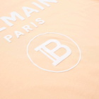 Balmain Flocked Paris Logo Tee