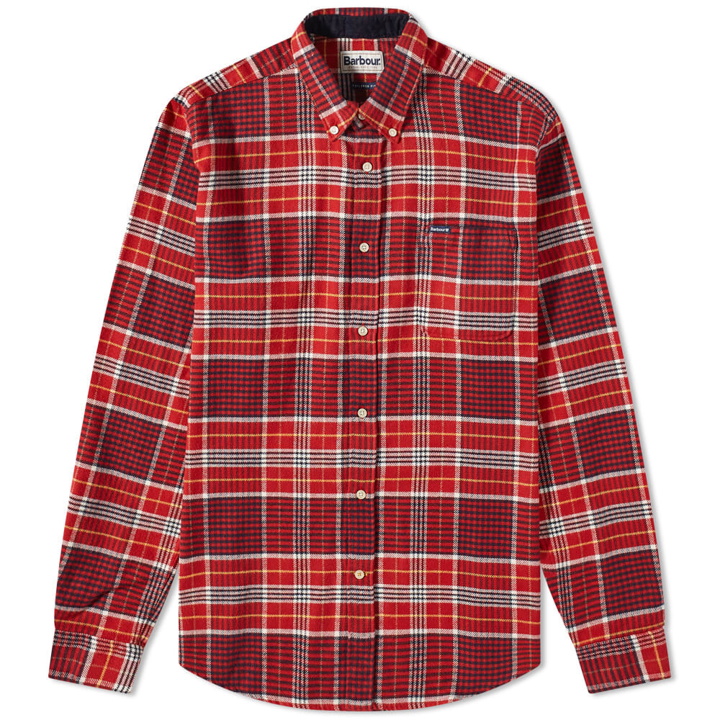 Photo: Barbour Men's Jackson Tailored Fit Shirt in Red