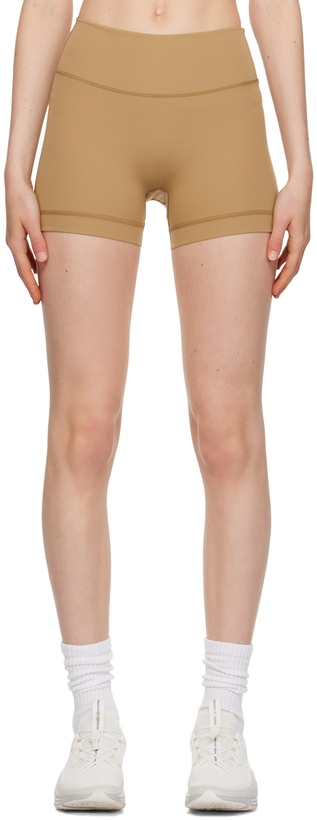 Photo: District Vision Tan Shala Yoga Shorts