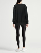 Champion Reverse Weave Womens Sweatshirt in Black