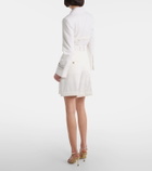 Patou High-rise cotton gabardine Bermuda shorts
