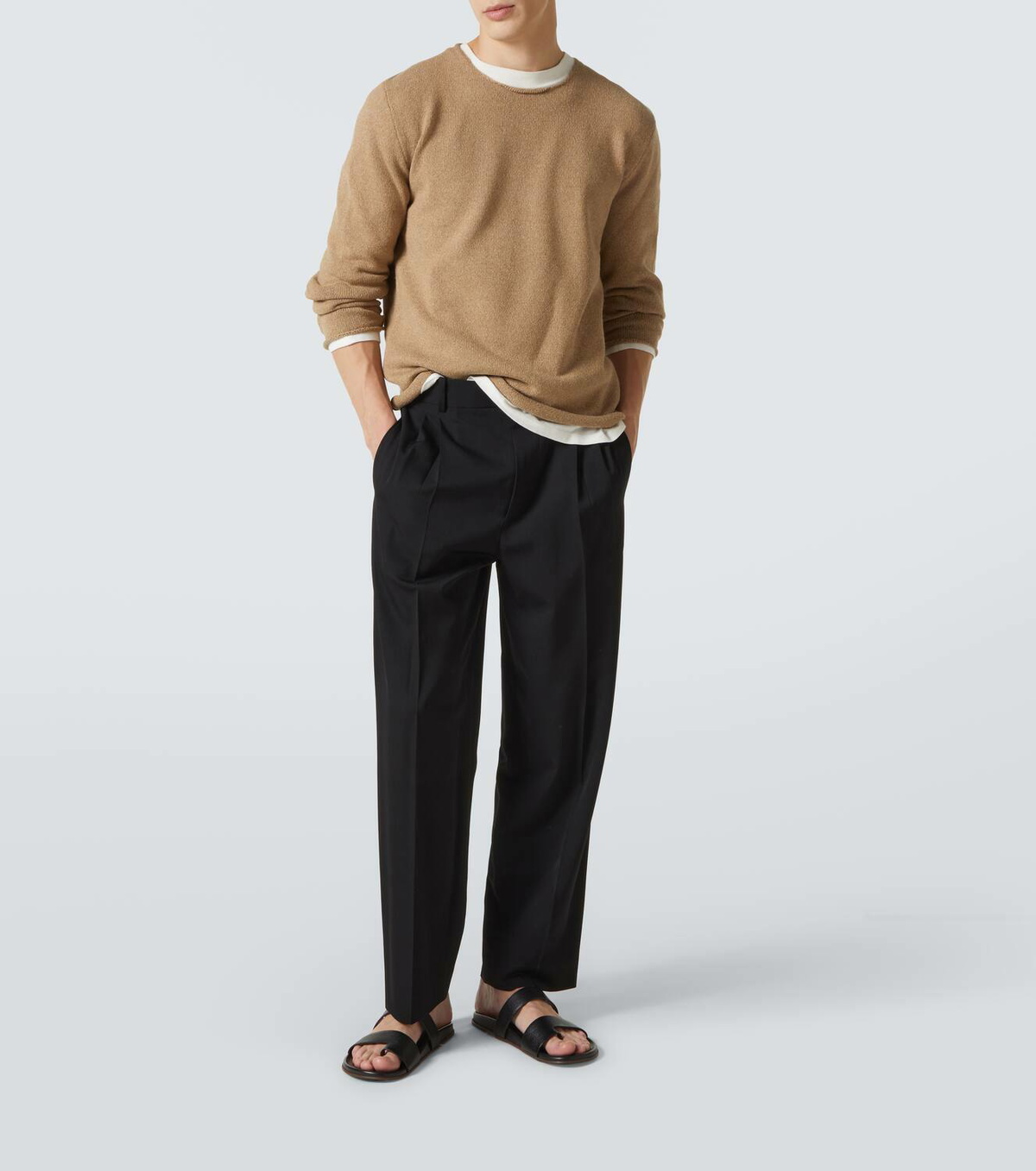 The Row Hugh leather sandals The Row