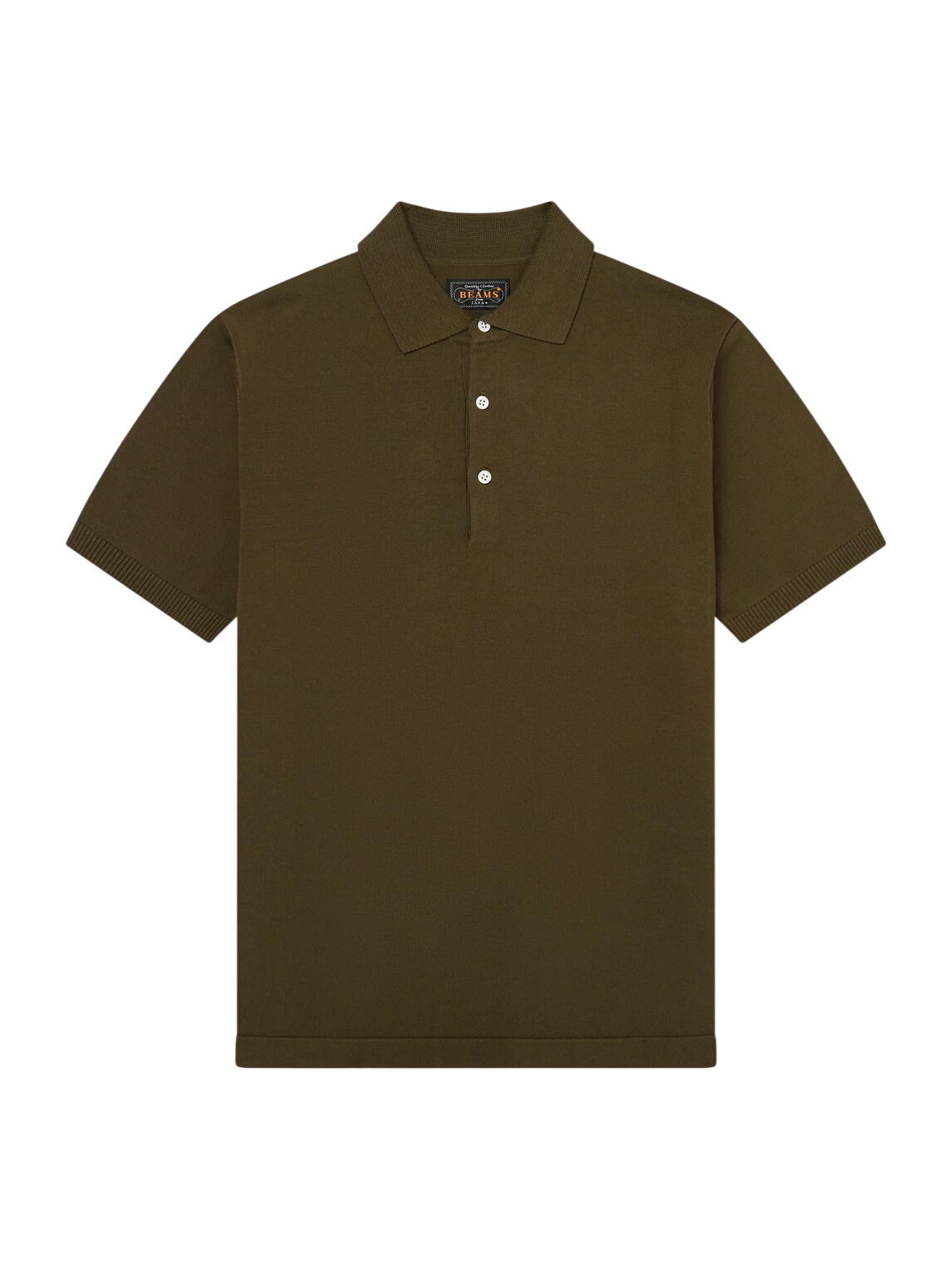 Beams Plus - Striped Cotton-Jacquard Half-Zip Polo Shirt - Blue