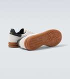 Polo Ralph Lauren Suede-trimmed leather sneakers