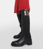 Roger Vivier Viv' Ranger leather chelsea boots