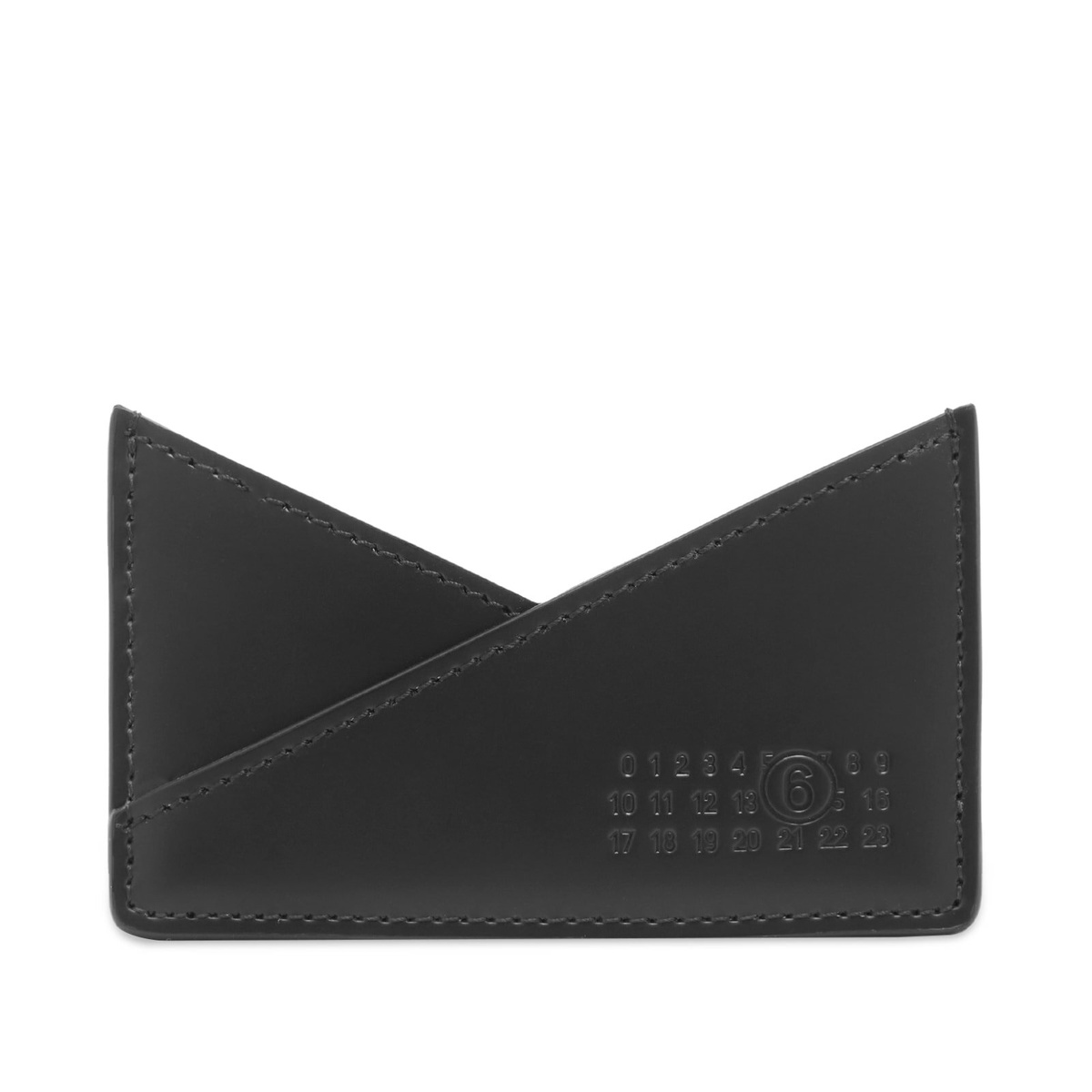 MM6 Maison Margiela Black Triangle 6 Card Holder MM6 Maison