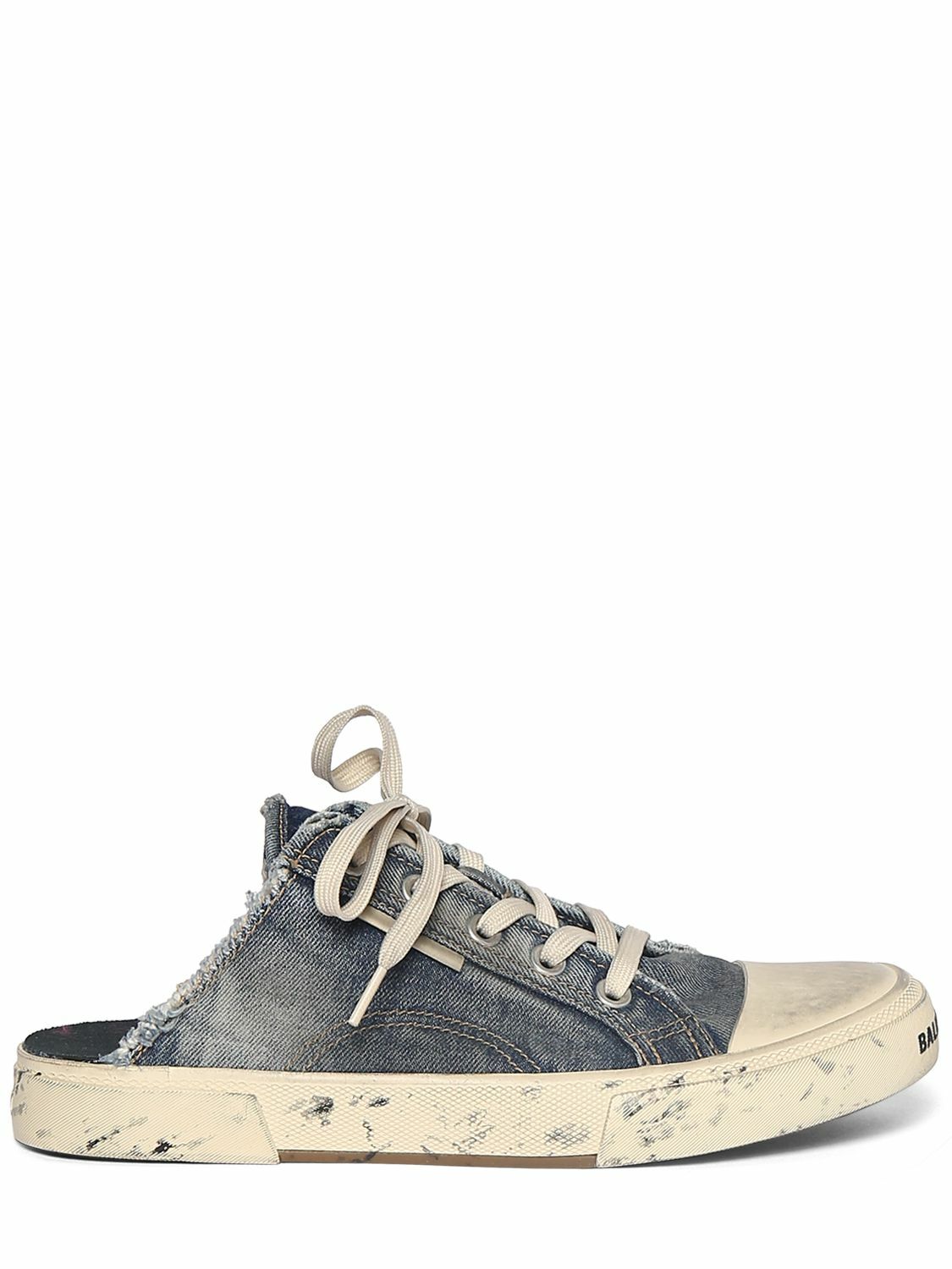 BALENCIAGA - 20mm Paris Cotton Blend Mule Balenciaga BALENCIAGA - 20mm Paris Cotton Blend Mule Balenciaga