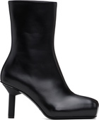 ALAINPAUL Black Pina Ankle Boots