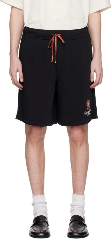 Photo: AMIRI Black 'MA Chateau' Shorts