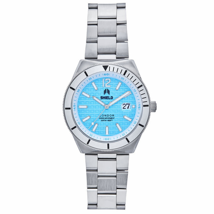 Photo: Shield Condor Blue Dial Mens Watch SLDSH118-5