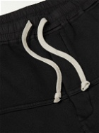 Rick Owens Kids - Tapered Cotton-Jersey Drawstring Sweatpants - Black