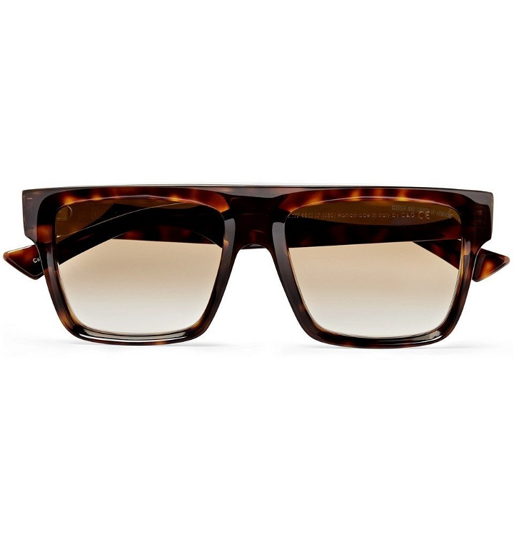 Photo: Cutler and Gross - Square-frame Tortoiseshell Acetate Sunglasses - Brown