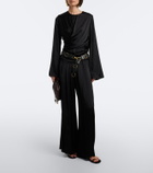 Isabel Marant Neame draped satin top