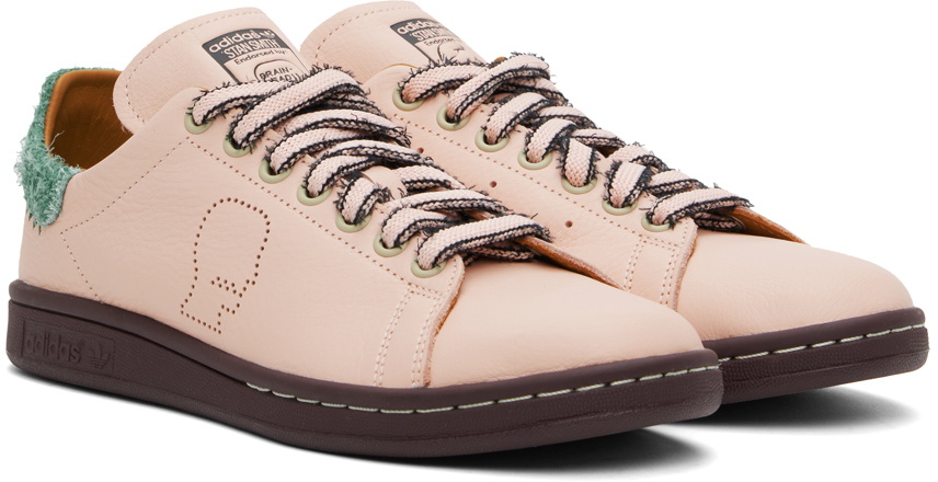 adidas Originals Pink Brain Dead Edition Stan Smith Sneakers