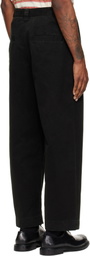 WOOYOUNGMI Black Chino Trousers